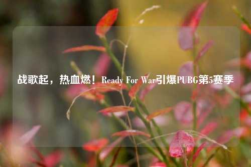 战歌起，热血燃！Ready For War引爆PUBG第5赛季