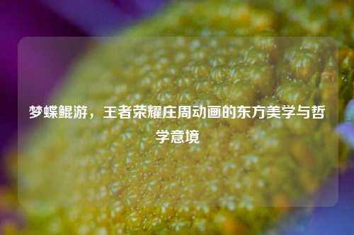 梦蝶鲲游,王者荣耀庄周动画的东方美学与哲学意境
