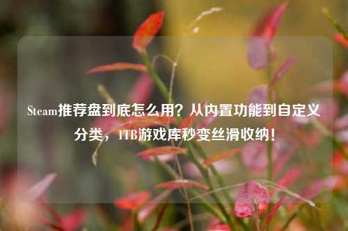 Steam推荐盘到底怎么用?从内置功能到自定义分类,1TB游戏库秒变丝滑收纳!