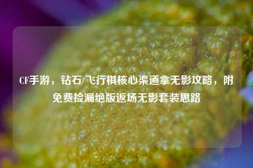 CF手游，钻石/飞行棋核心渠道拿无影攻略，附免费捡漏绝版返场无影套装思路