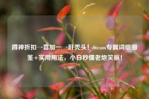 蹲神折扣→喜加一→肝秃头！Steam专属词组图鉴+实用用法，小白秒懂老炮笑疯！