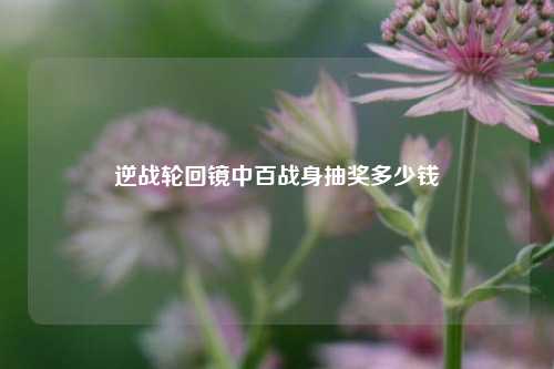逆战轮回镜中百战身抽奖多少钱