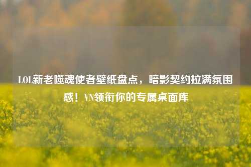 LOL新老噬魂使者壁纸盘点,暗影契约拉满氛围感!VN领衔你的专属桌面库