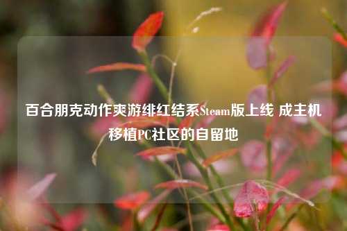 百合朋克动作爽游绯红结系Steam版上线 成主机移植PC社区的自留地